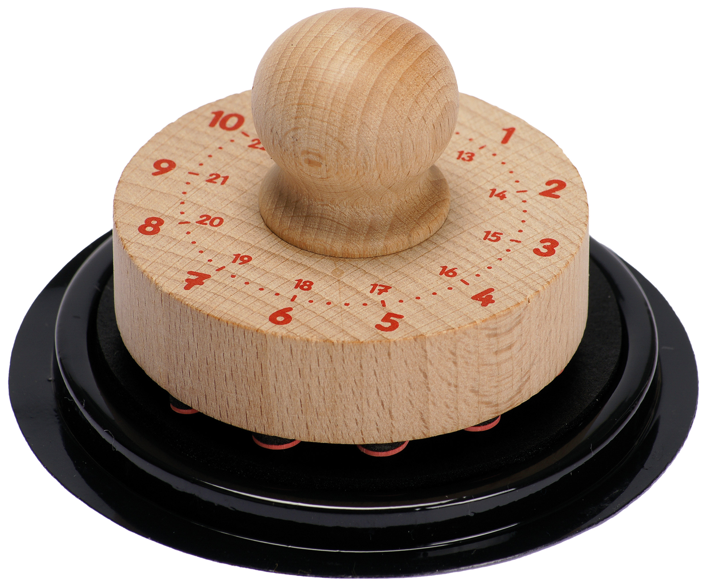 Holzstempel Uhr