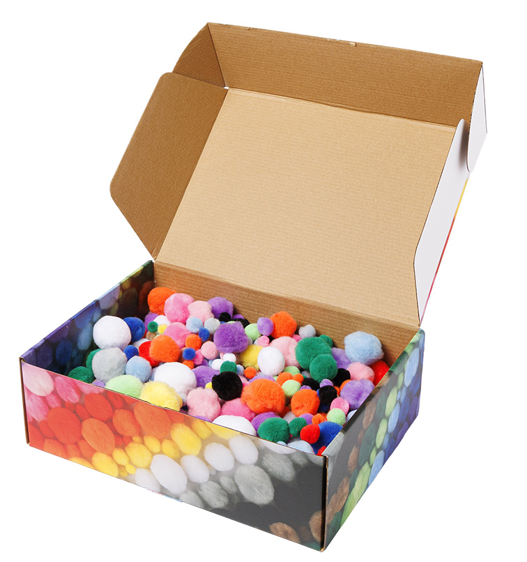 Pompons Mix Jumbo bunt