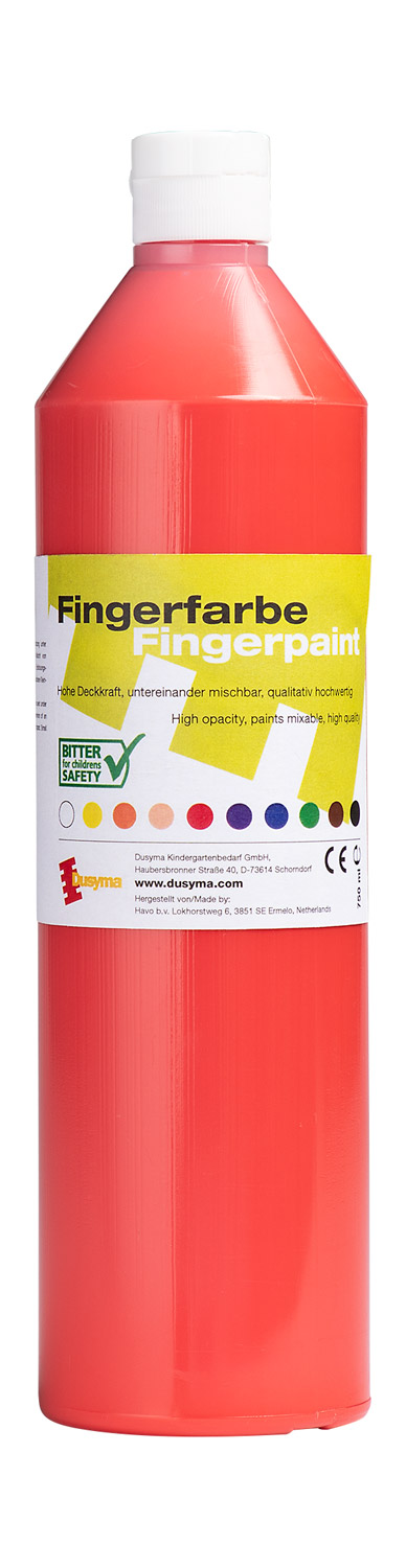 Fingerfarbe rot