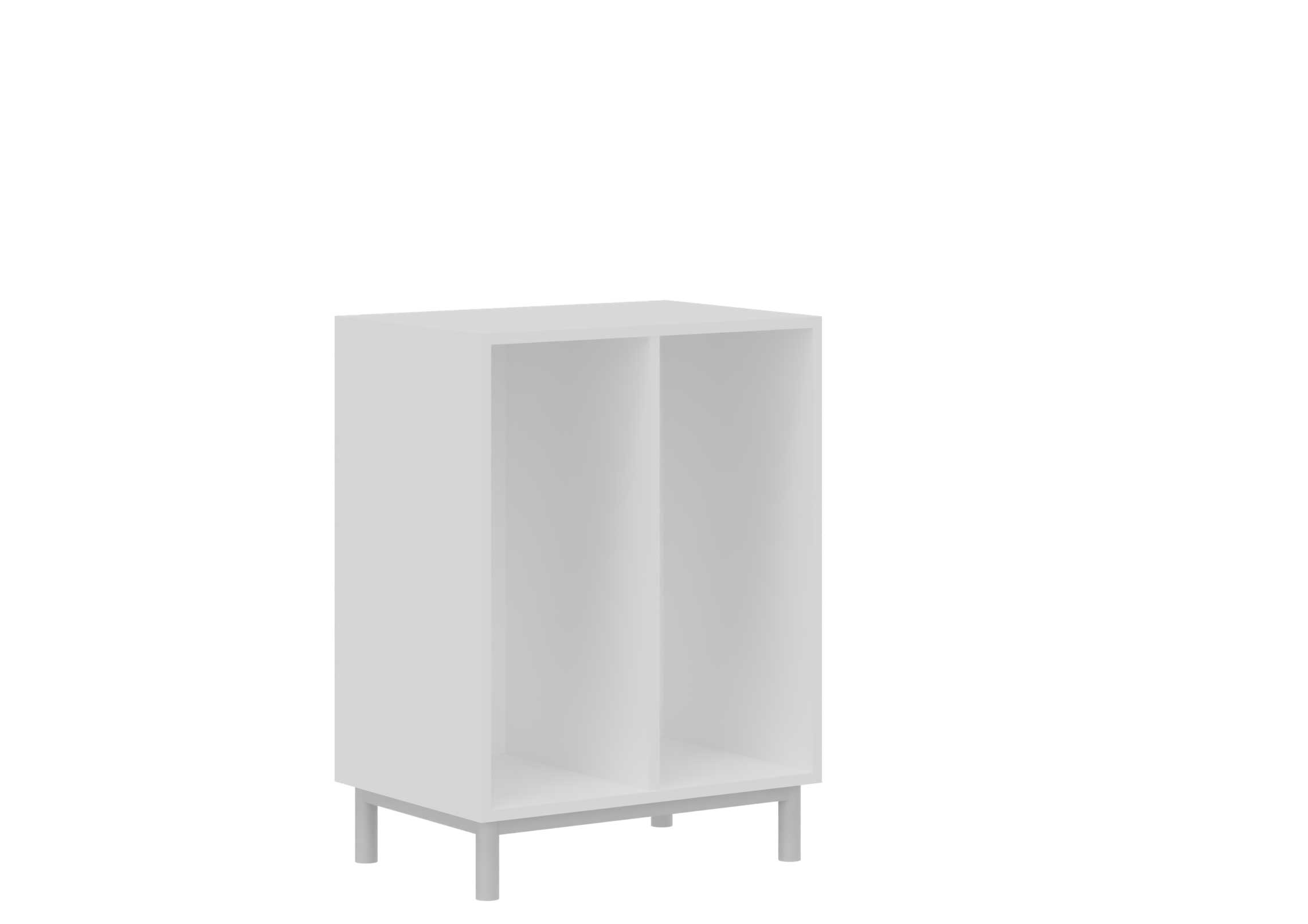 Regal für Kunststoffkästen, mit Beinen, Breite 70,5 cm