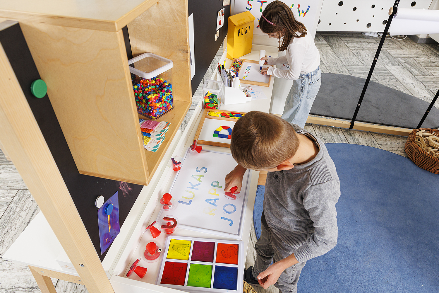 Schreibwerkstattbundle Buchstaben stempeln Schreibwerkstattbundle Buchstaben stempeln