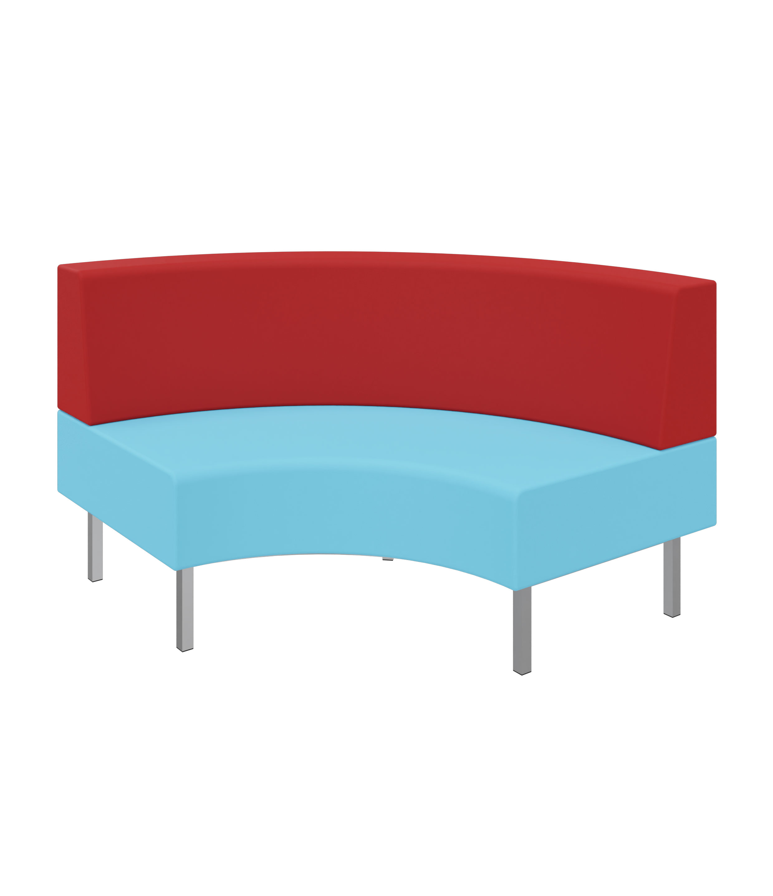 Litti Inneneckelement SOFTSKIN eisblau / rot