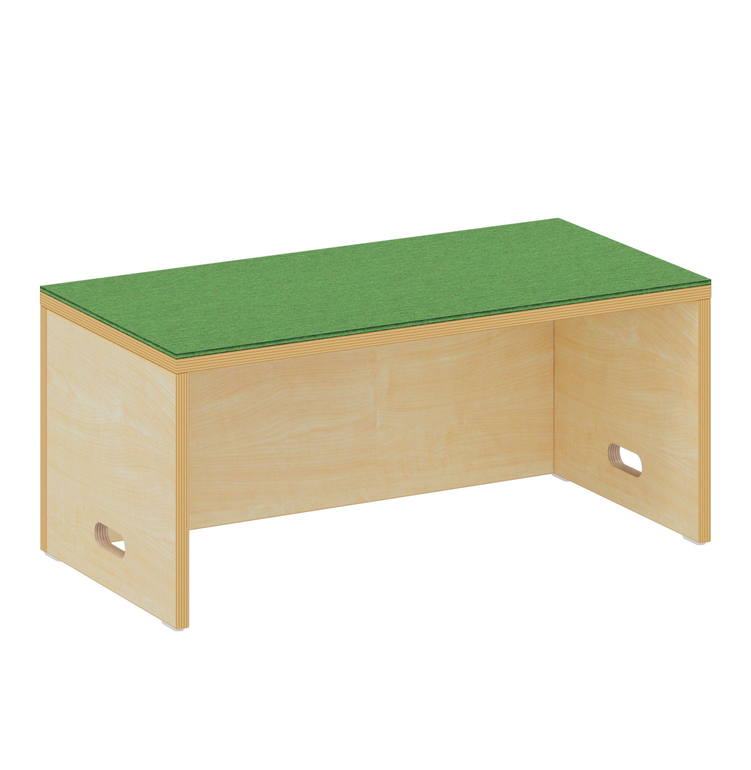 Spielpodest für Rollcontainer hellgrün
