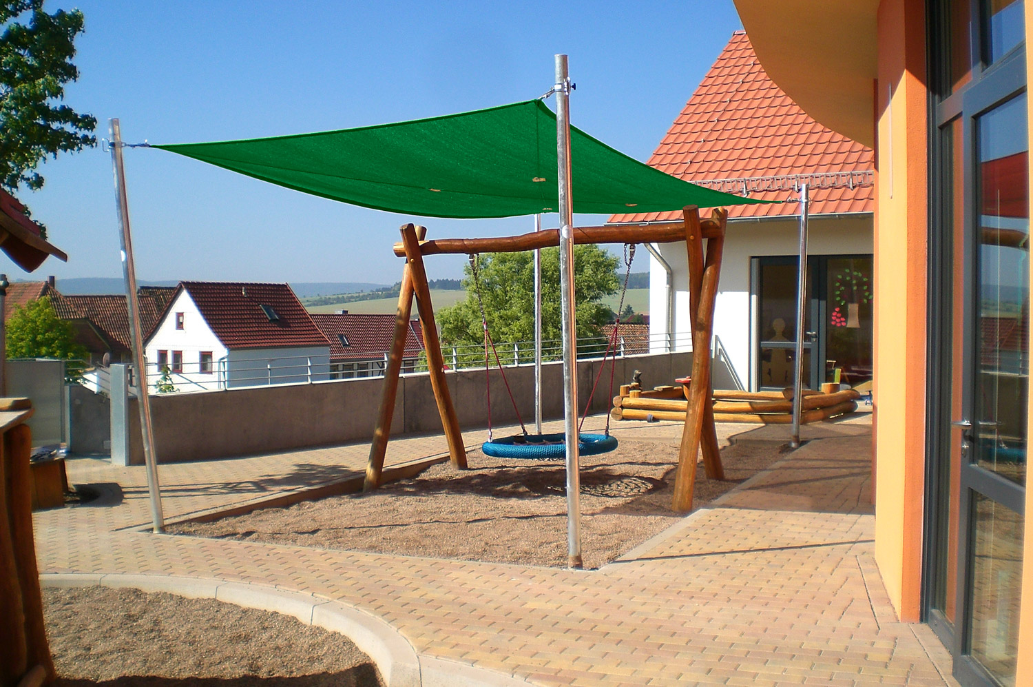 Sonnenschutz 5 x 4 m hellgrün
