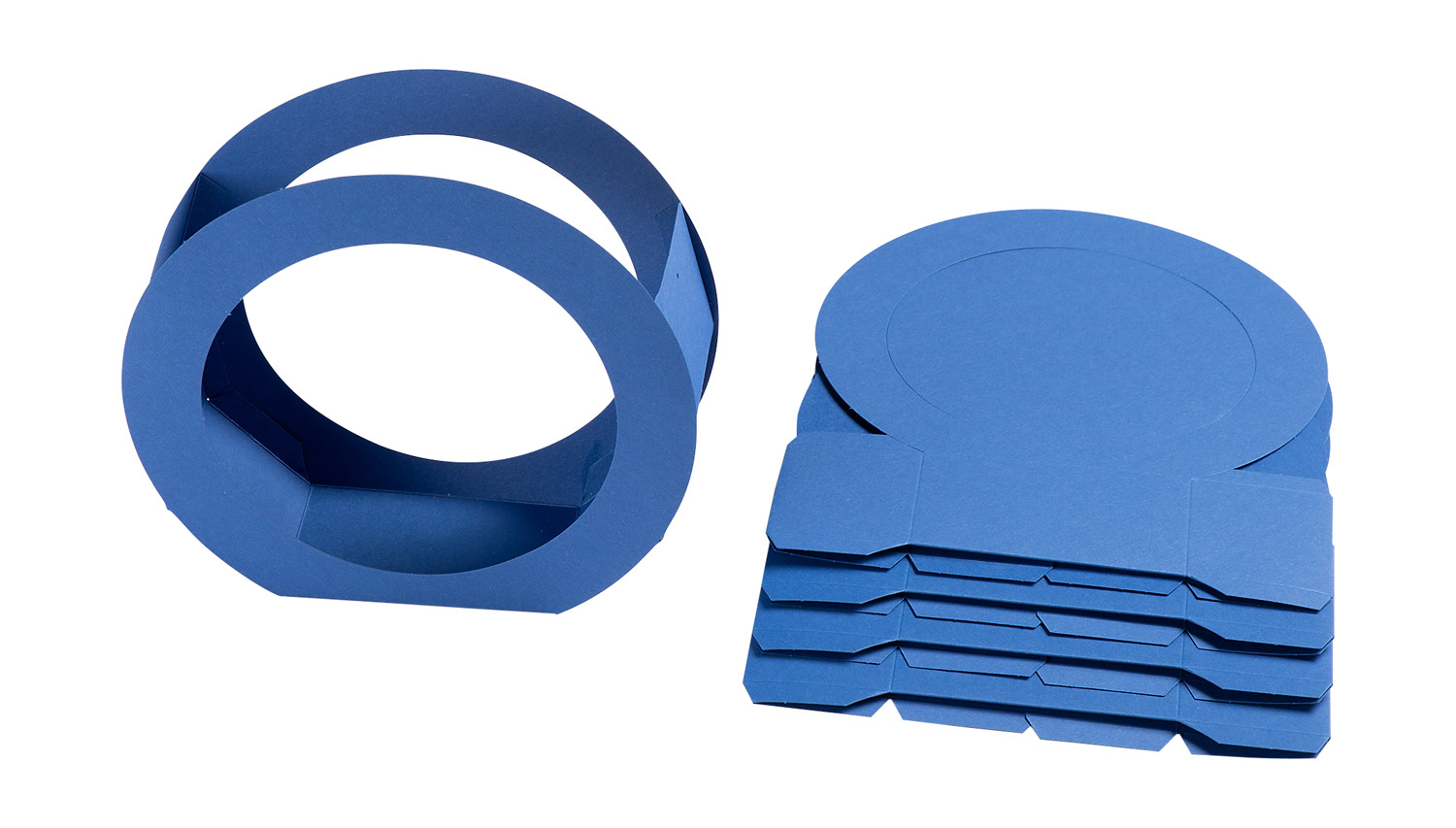 Laternenrohlinge Fotokarton blau Laternenrohlinge Fotokarton blau