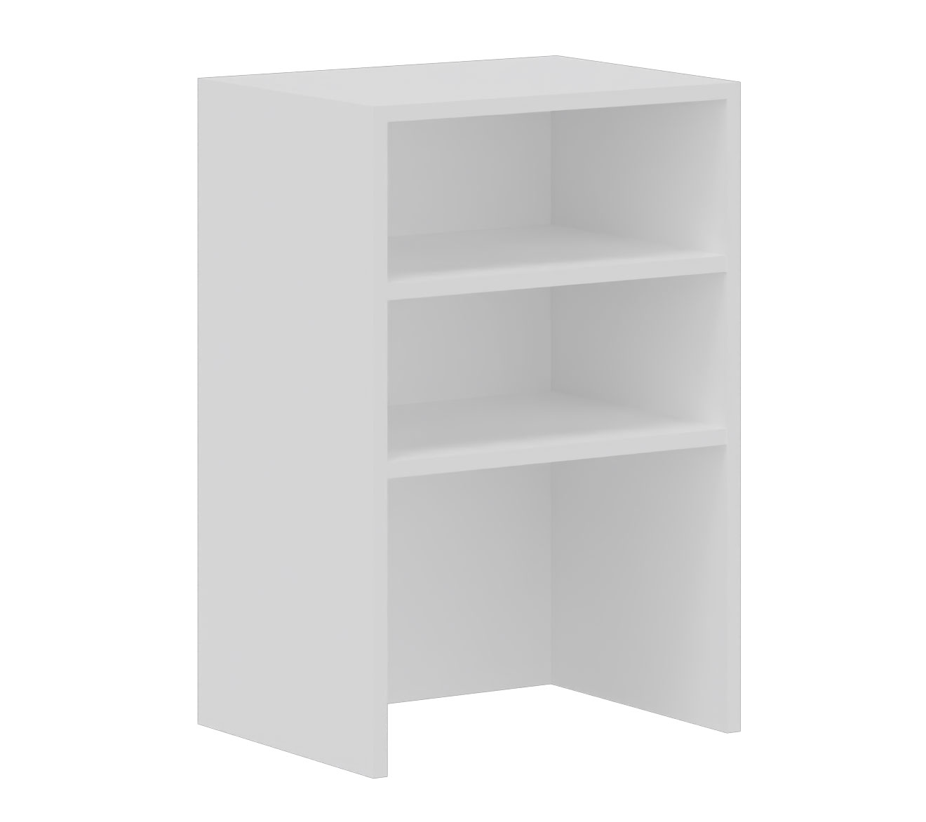 Halbregal für Rollkasten, Breite 51 cm