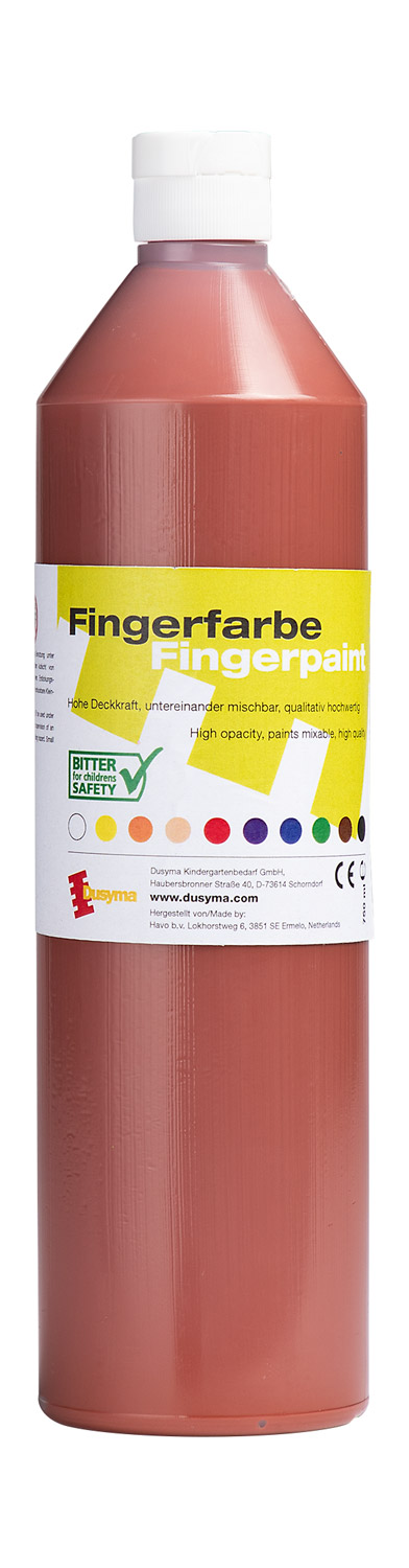 Fingerfarbe braun