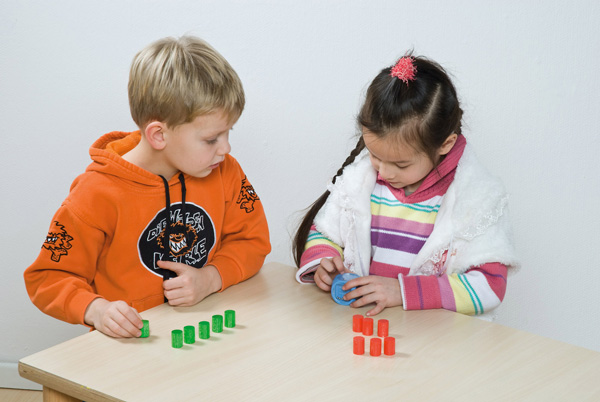 Wilder Würfel Schüler lernen zählen mit dem wilden Würfel