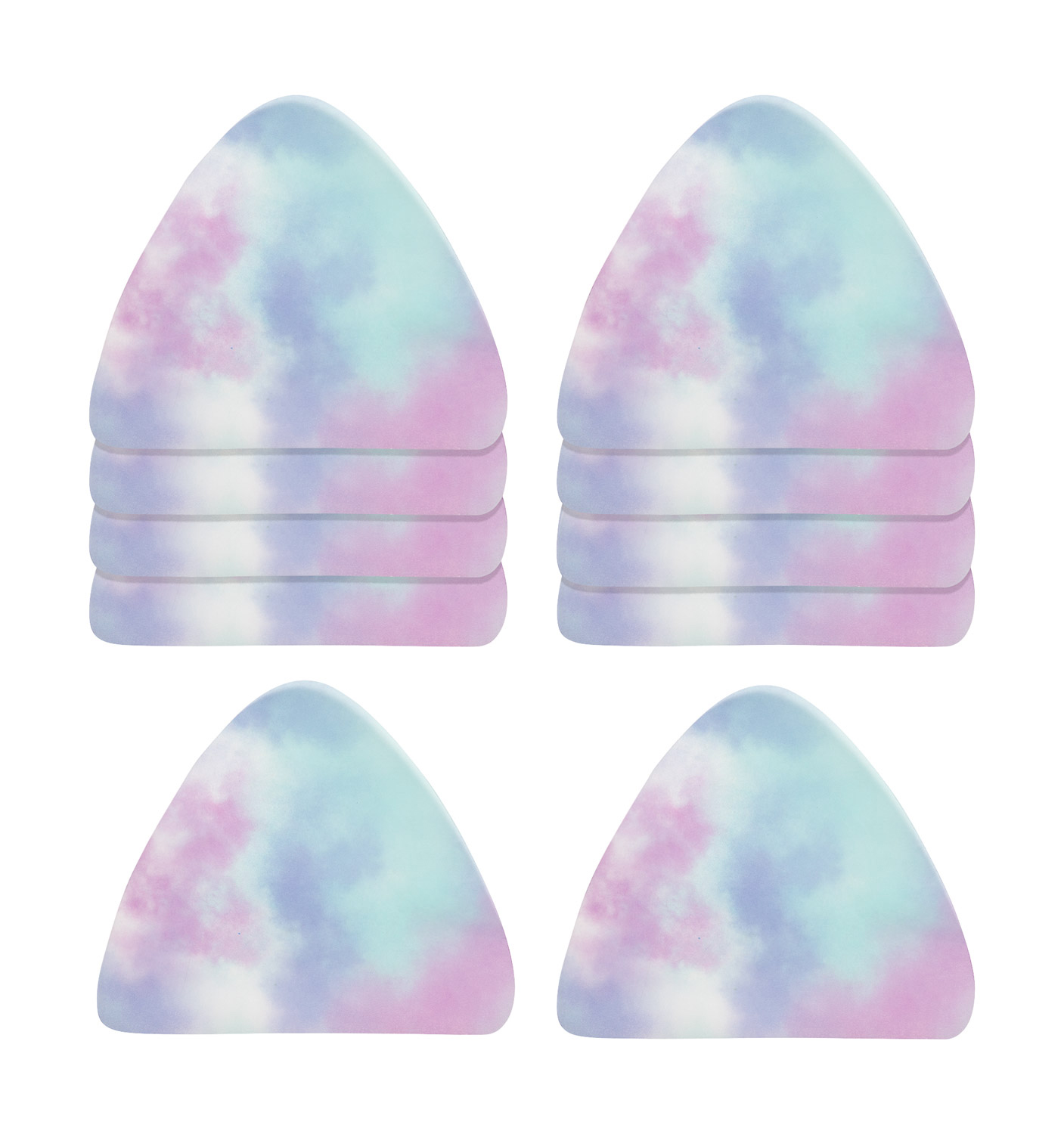 Laternenzuschnitte Triangel Nebel blau Laternenzuschnitte Triangel Nebel blau