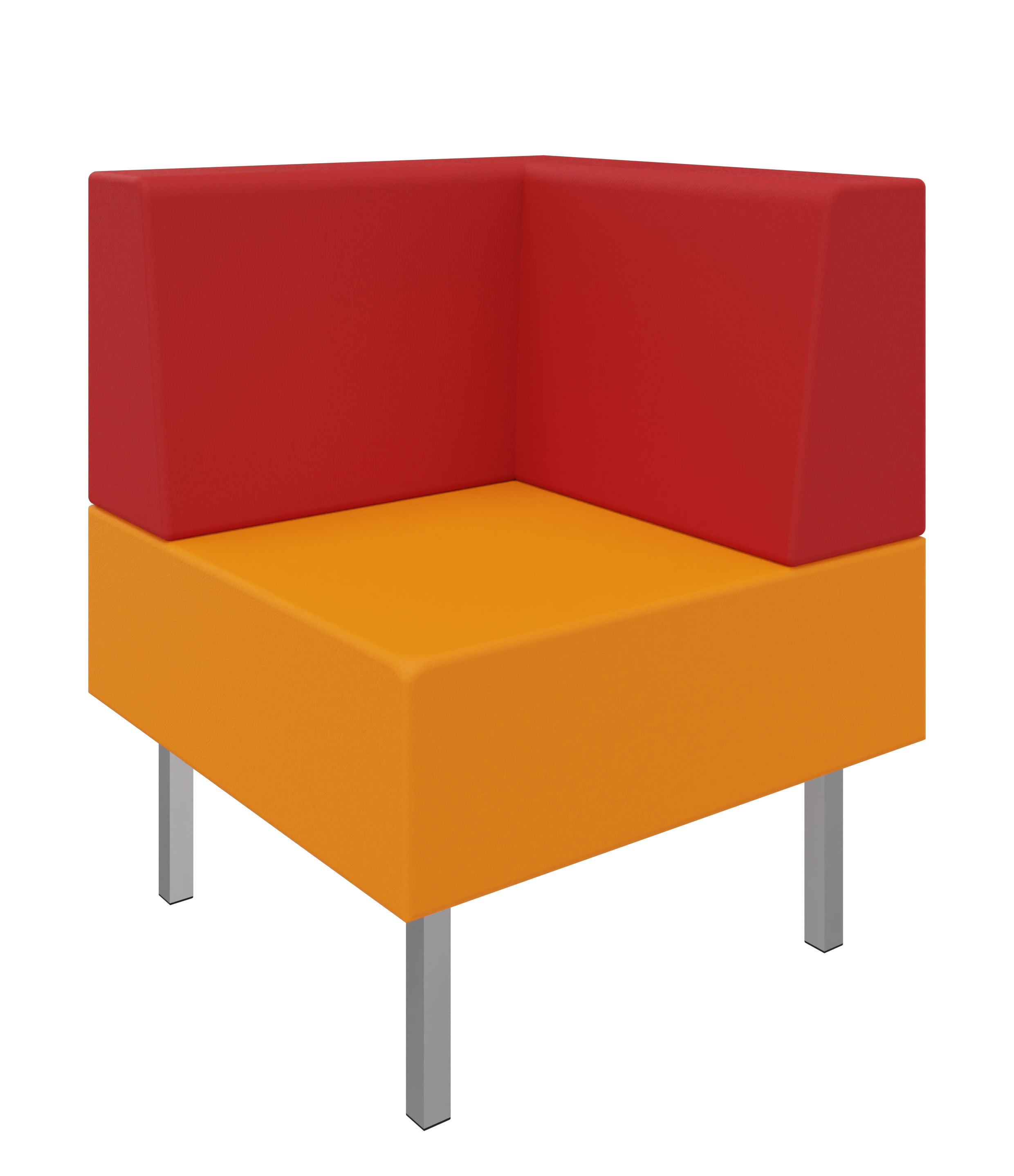 Litti Eckelement SOFTSKIN orange / rot