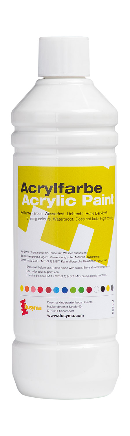 Acrylfarbe weiß