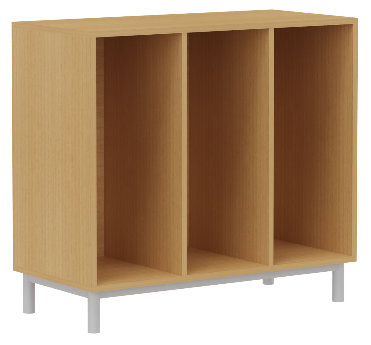 Regal für Kunststoffkästen mit Beinen, Breite 104,8 cm
