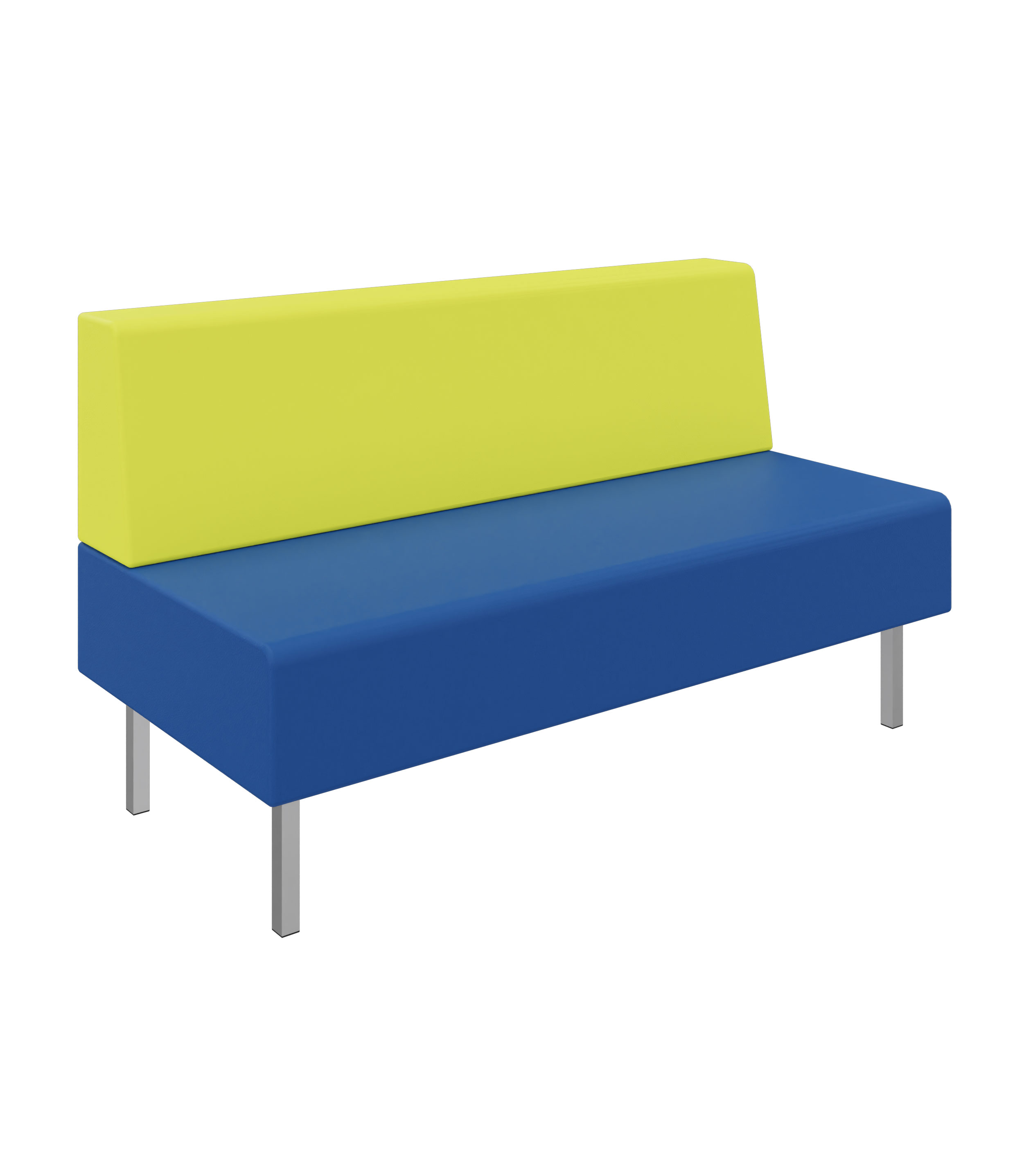 Litti Gerades Element SOFTSKIN royalblau / hellgrün