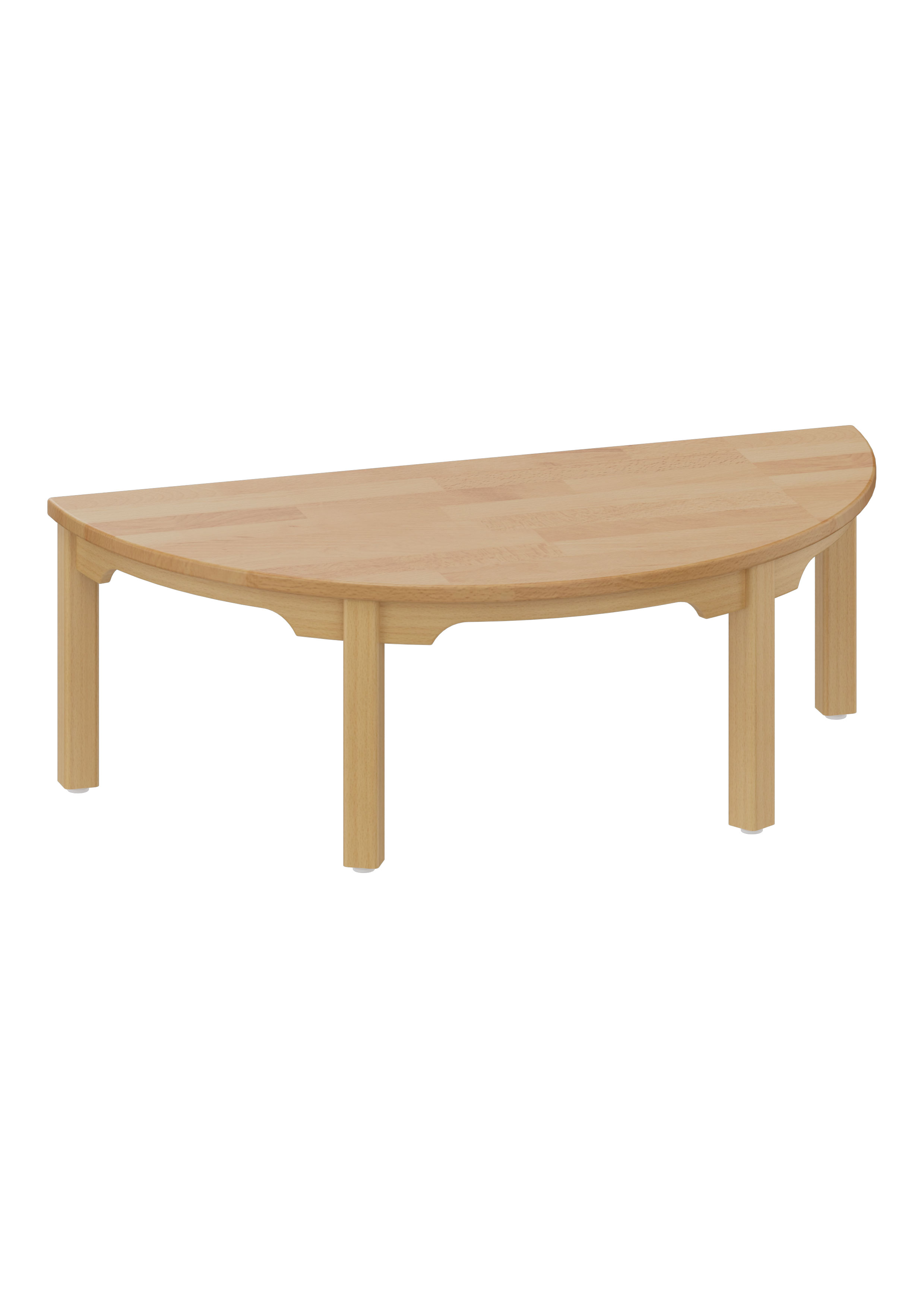 Halbrundtisch 120 x 60 cm Krippe