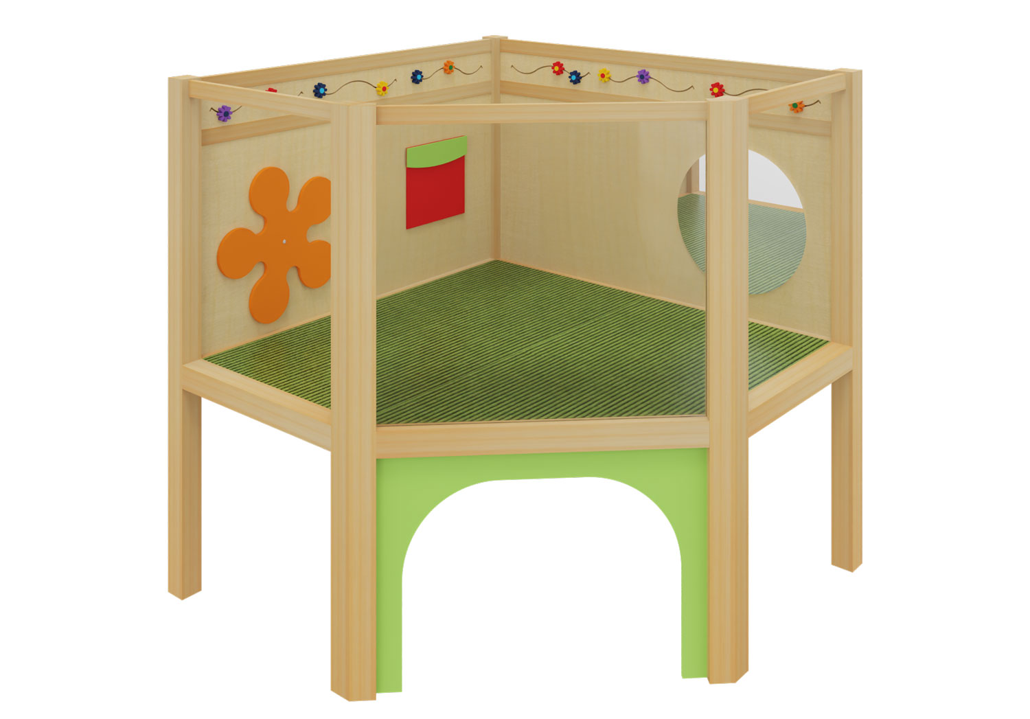 Tobini® Eck Plattform Blümchen Tobini® Eck Plattform Blümchen