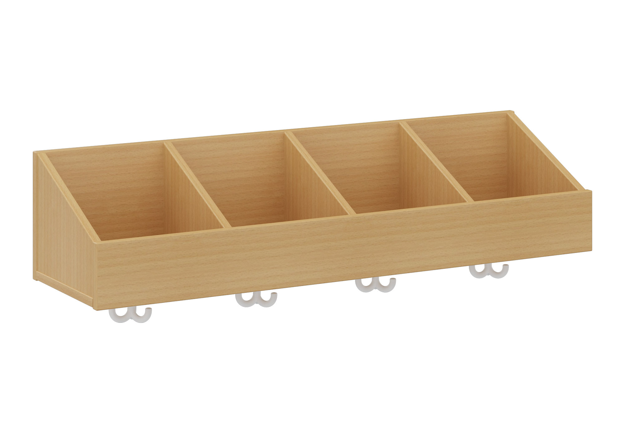 hej Hängegarderobe N mit 23 cm Fachbreite, 4 Fächer