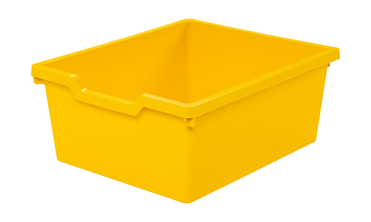 Kunststoffkasten, Größe IV, gelb Kunststoffkasten, Größe IV, gelb