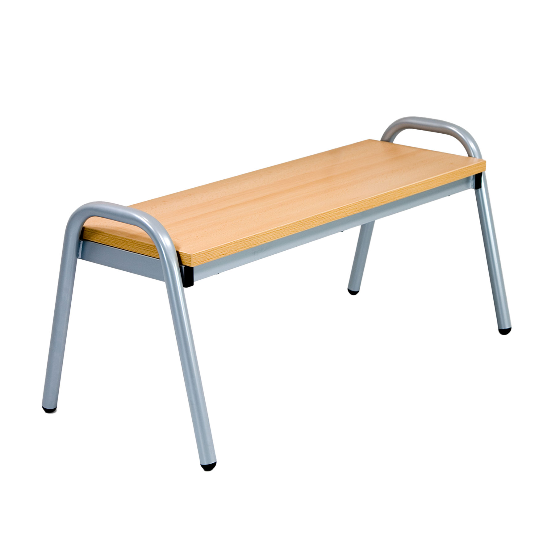 Stapelbank Sitzhöhe 42 cm, Buche Dekor