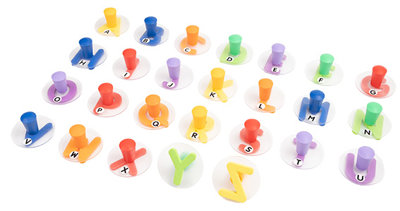 Moosgummi Stempel Großbuchstaben