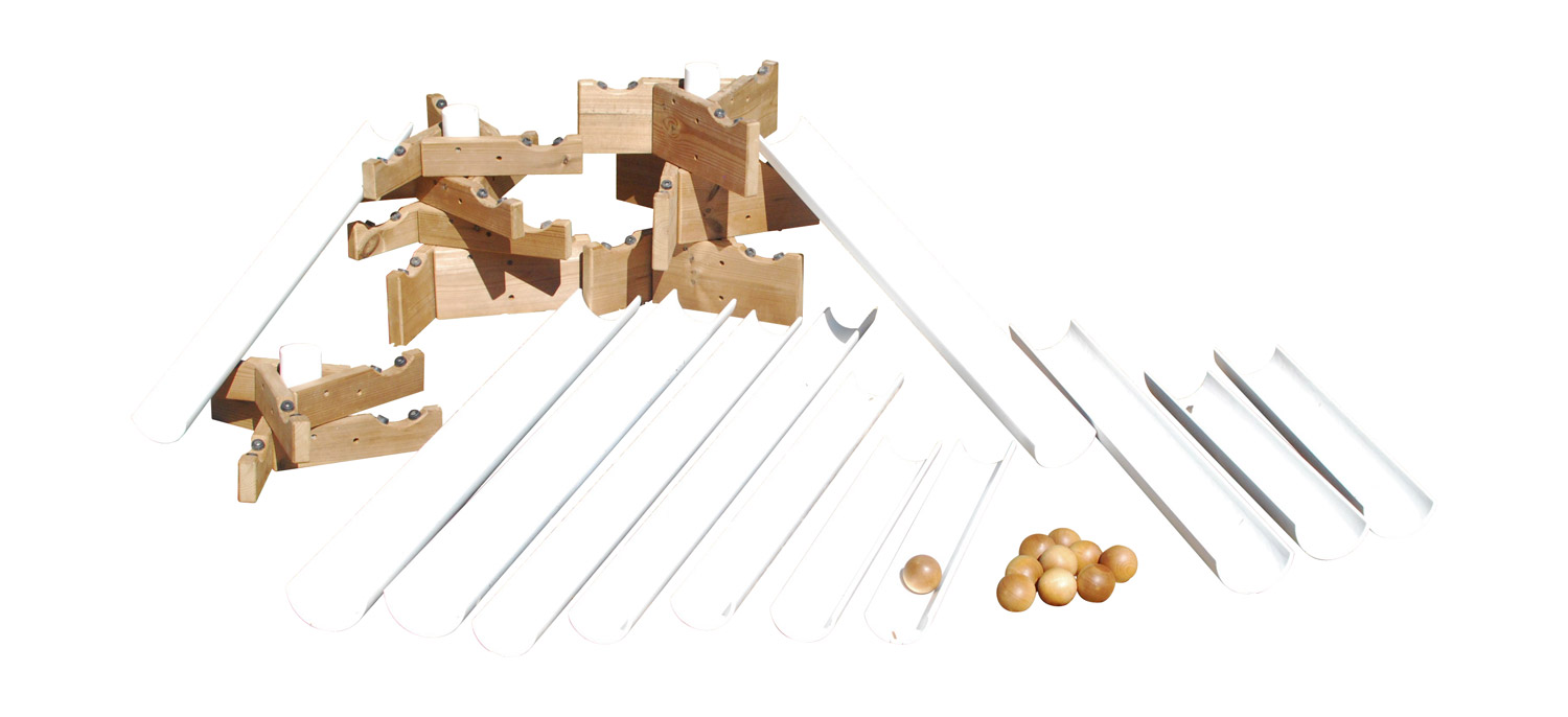 Rinnen mit Holzständer