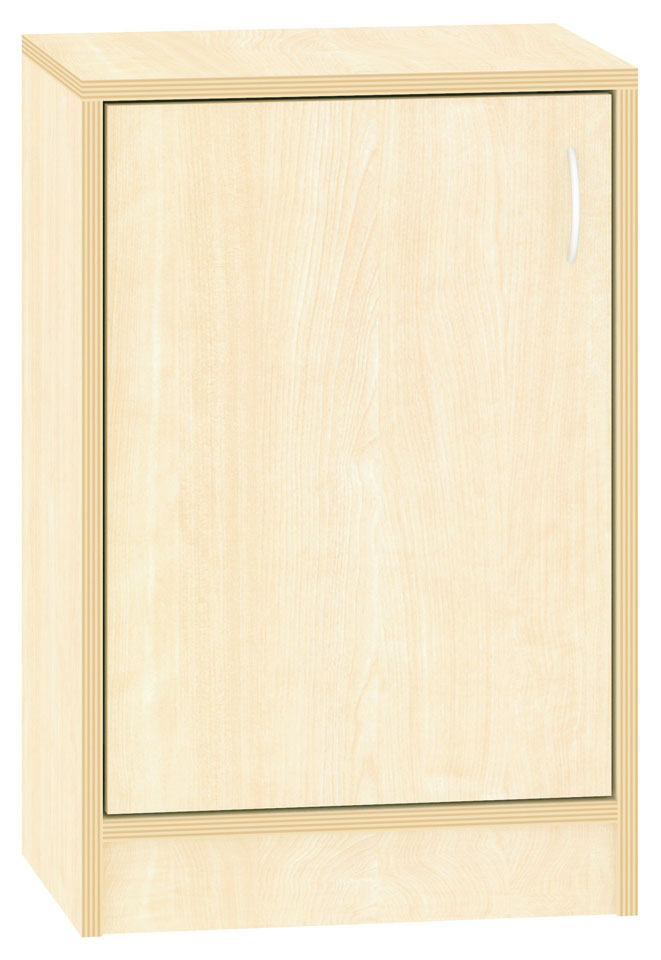 Halbschrank mit Türe, Breite 51 cm Türanschlag links