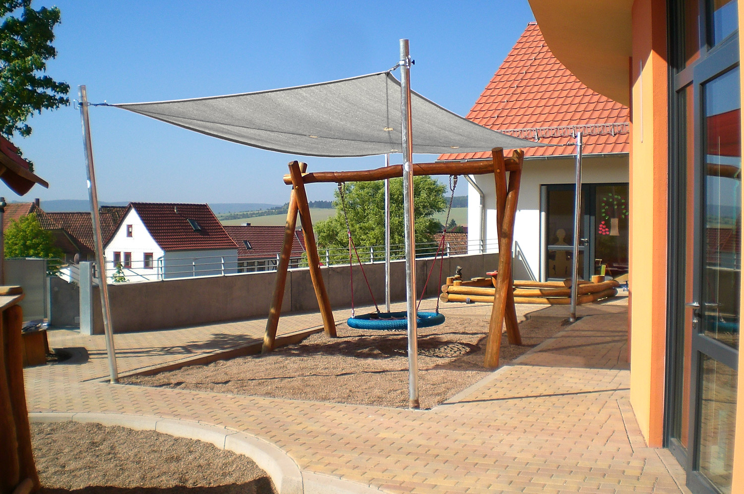 Sonnenschutz 5 x 4 m beige