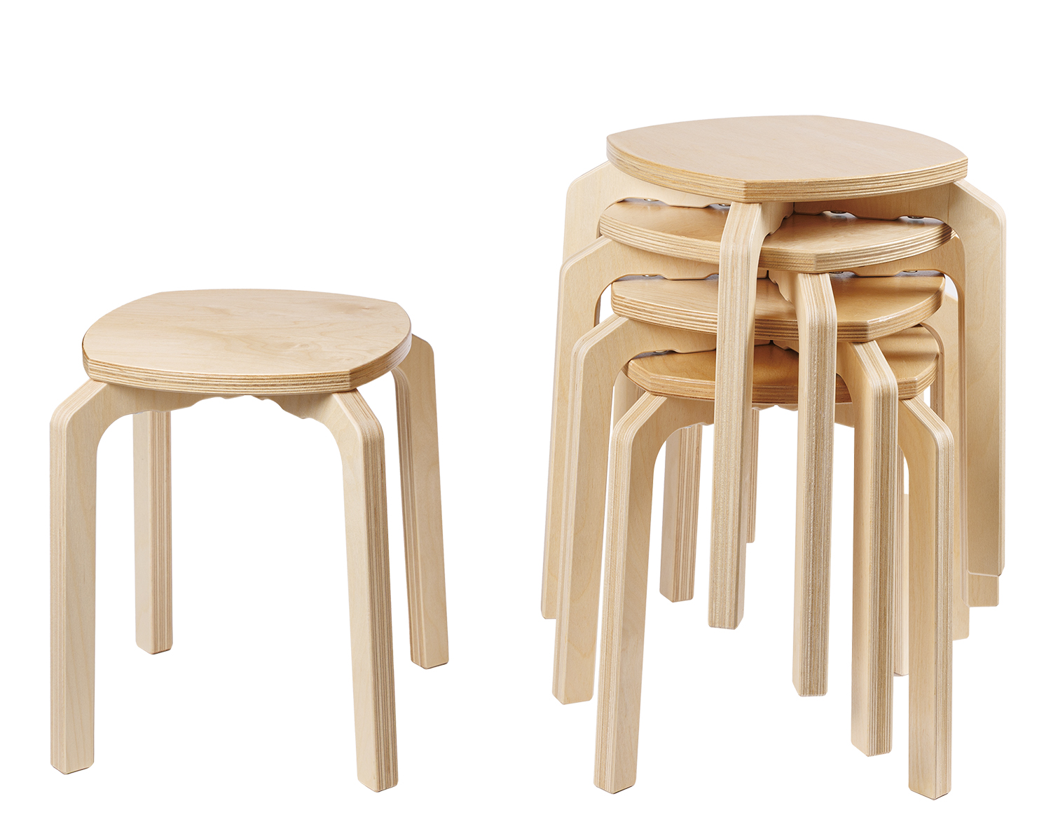 Hocker Höhe 26 cm, montiert