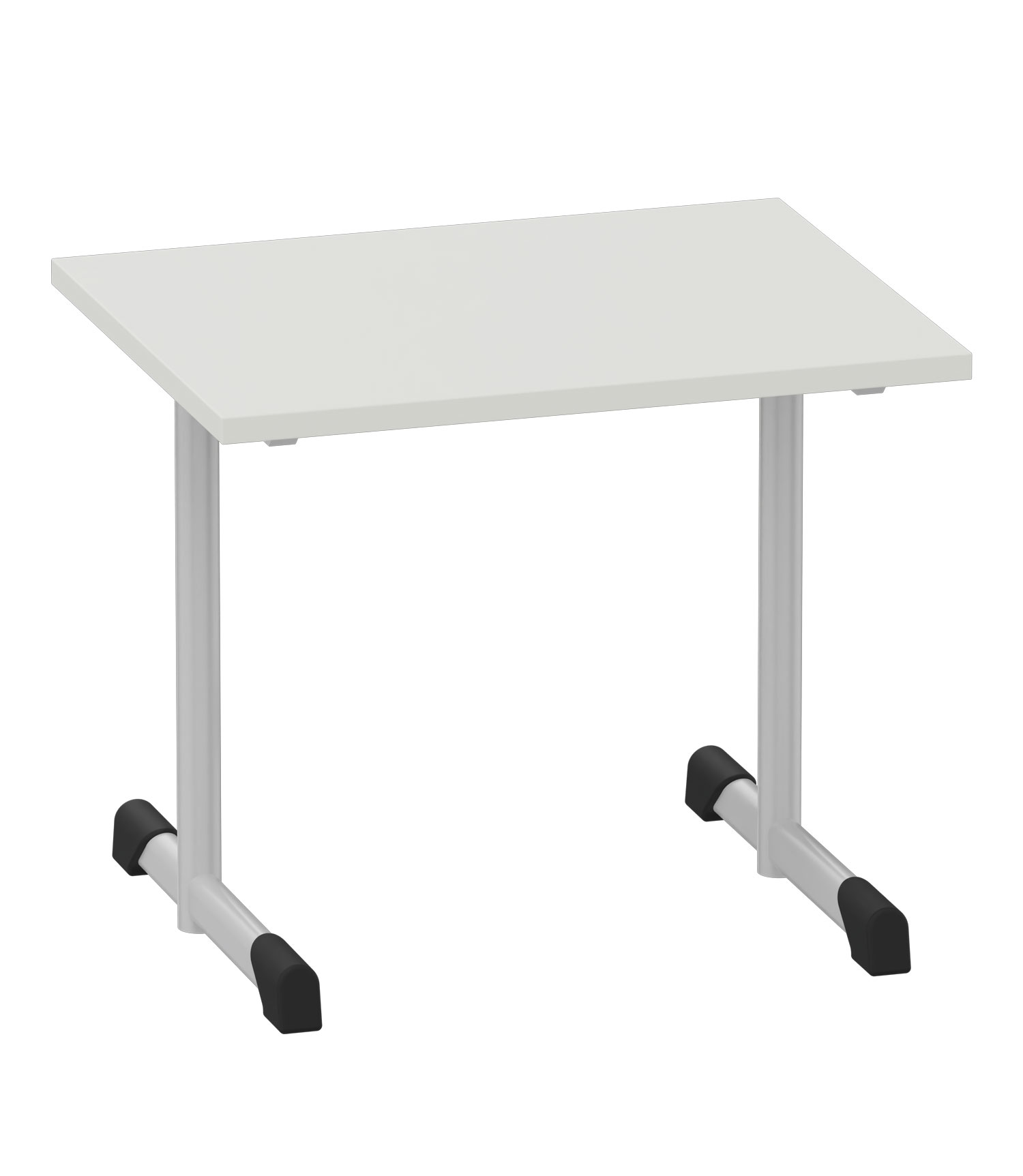 Schuleinzeltisch Basic-T Dekor weiß