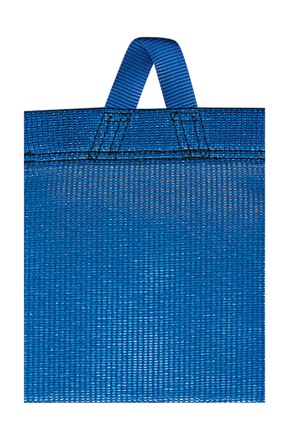 Sonnenschutz Sechseck blau