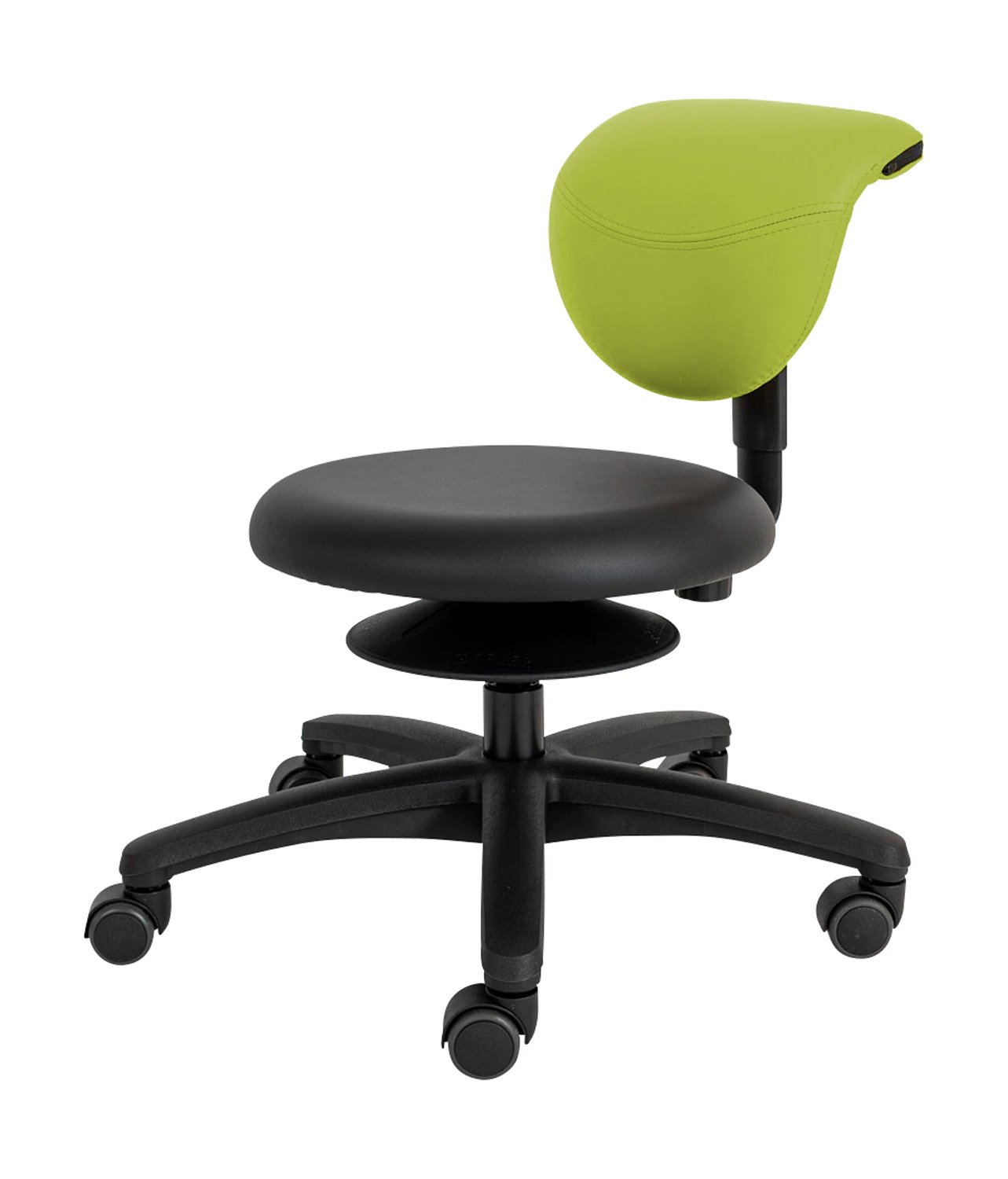 Drehstuhl smoover 3D-Sitzmechanik, Sitzfläche 37 cm, hellgrün