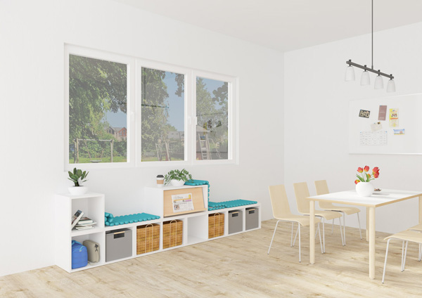 Pausenraum RaumTalente Einrichtungsbeispiel Personalraum