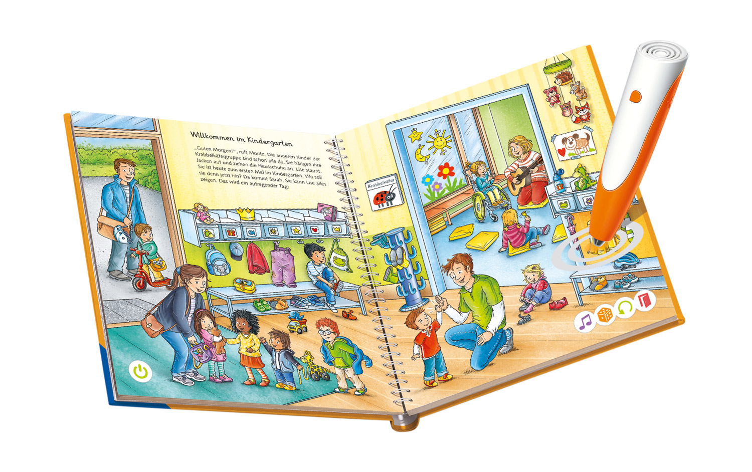 tiptoi® Starter-Set: Stift und Wörter-Bilderbuch Kindergarten | Dusyma