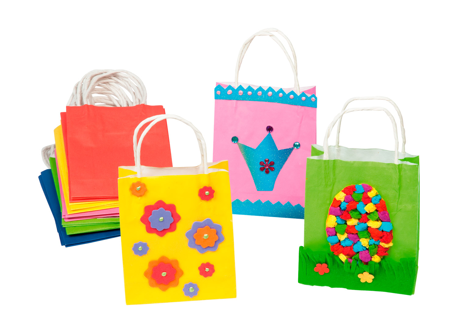Papiertüten bunt