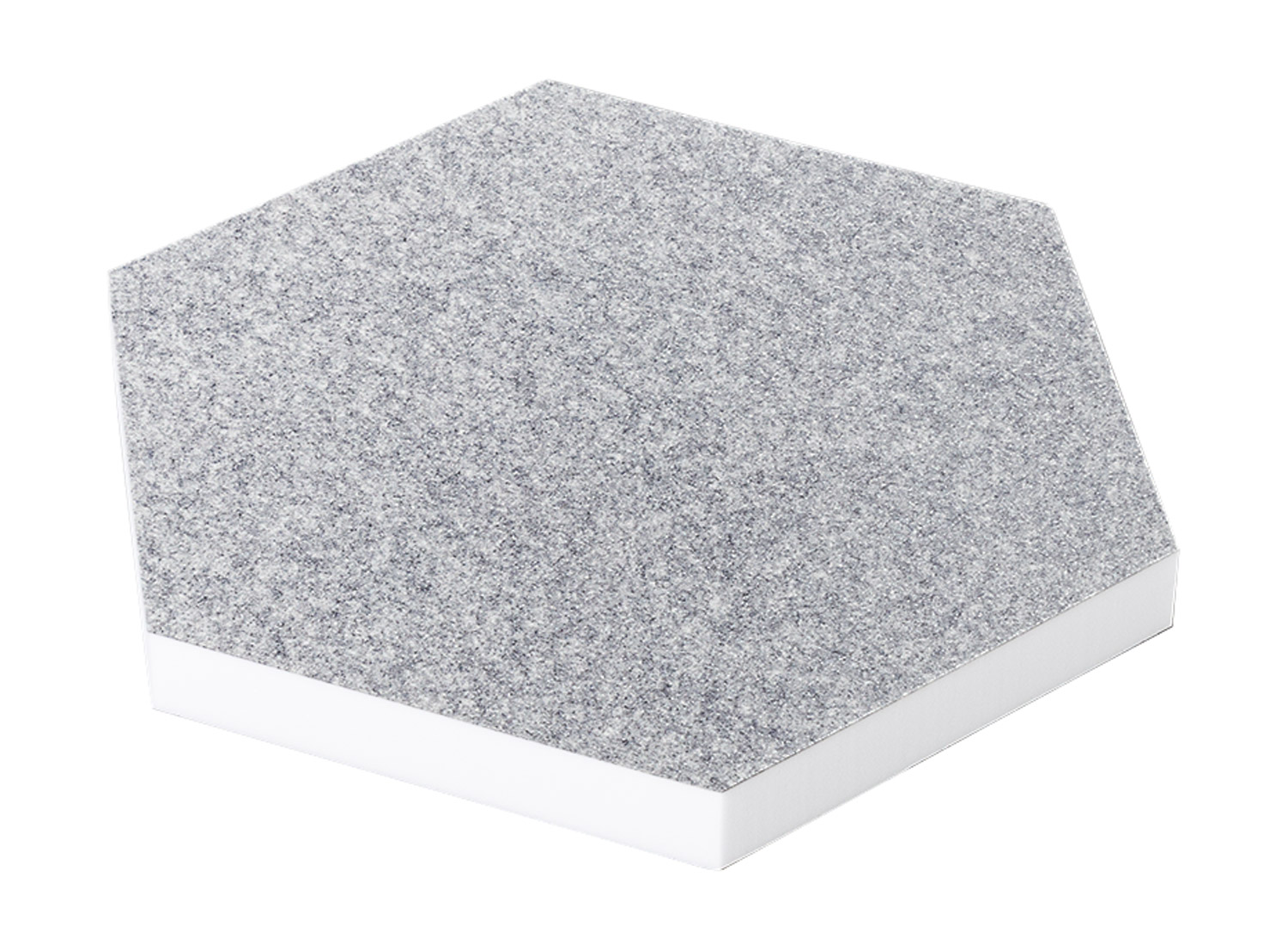 Sechseckabsorber grau