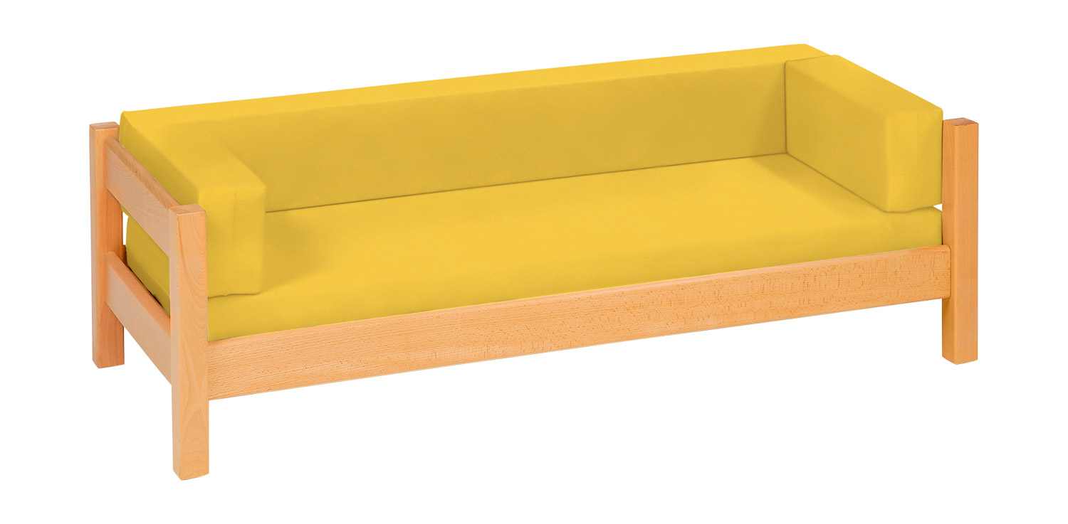 Krippensofa Softskin gelb