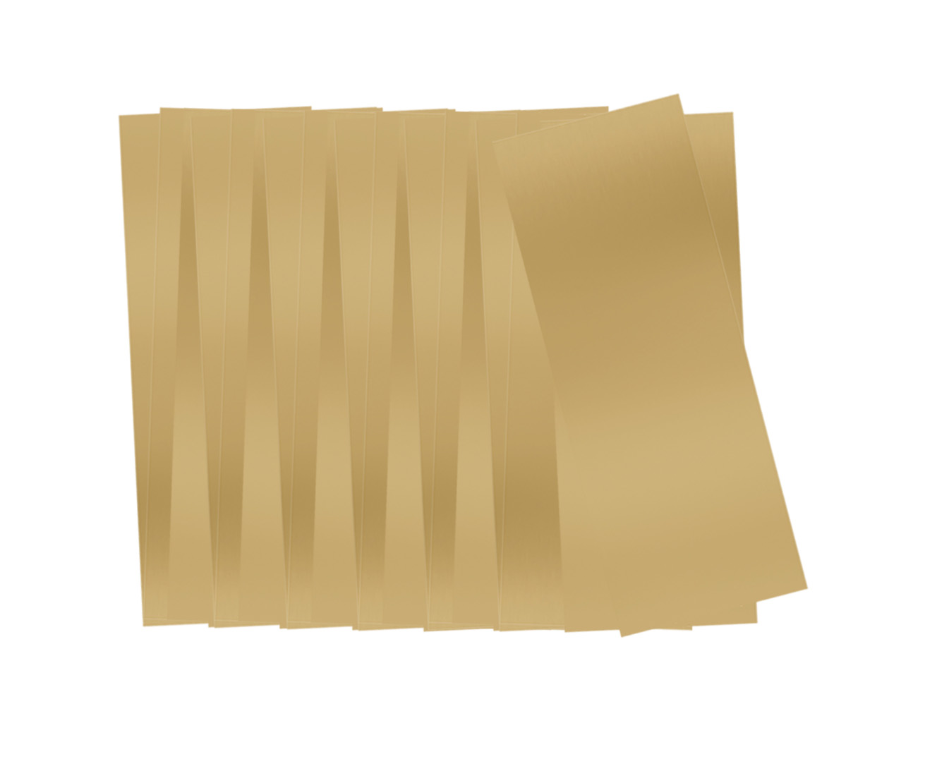 Laternenzuschnitte Uni gold