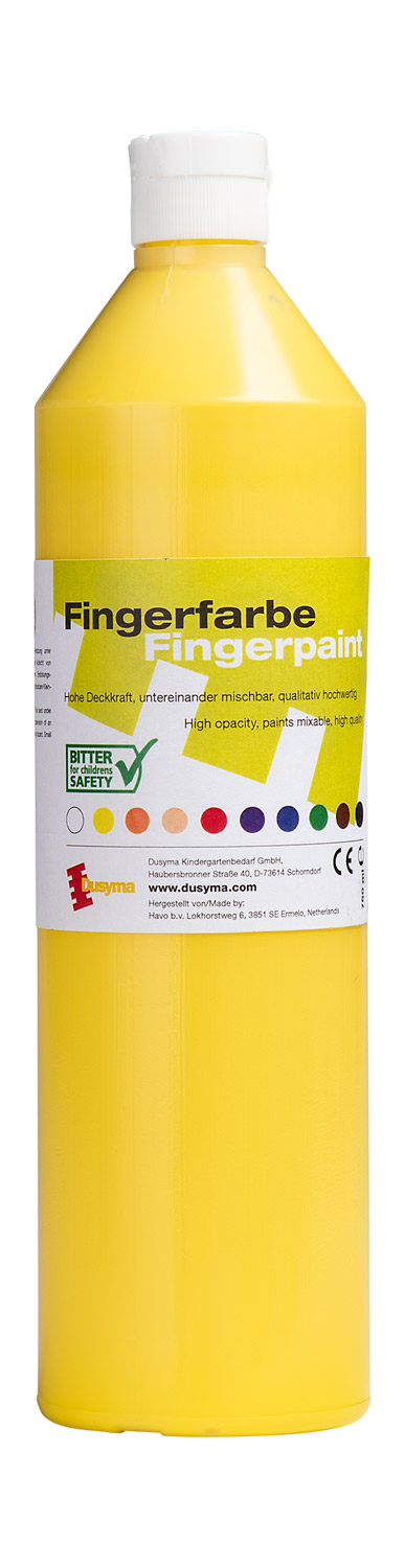 Fingerfarbe gelb