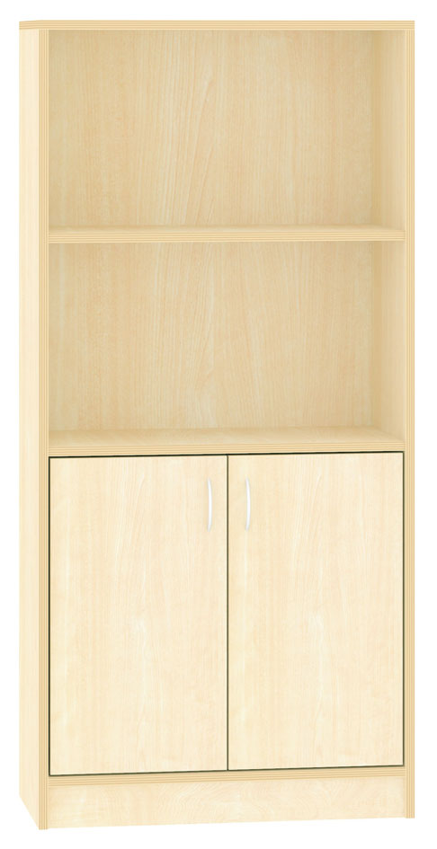 Schrank mit Türen und Regalteil, Breite 77 cm