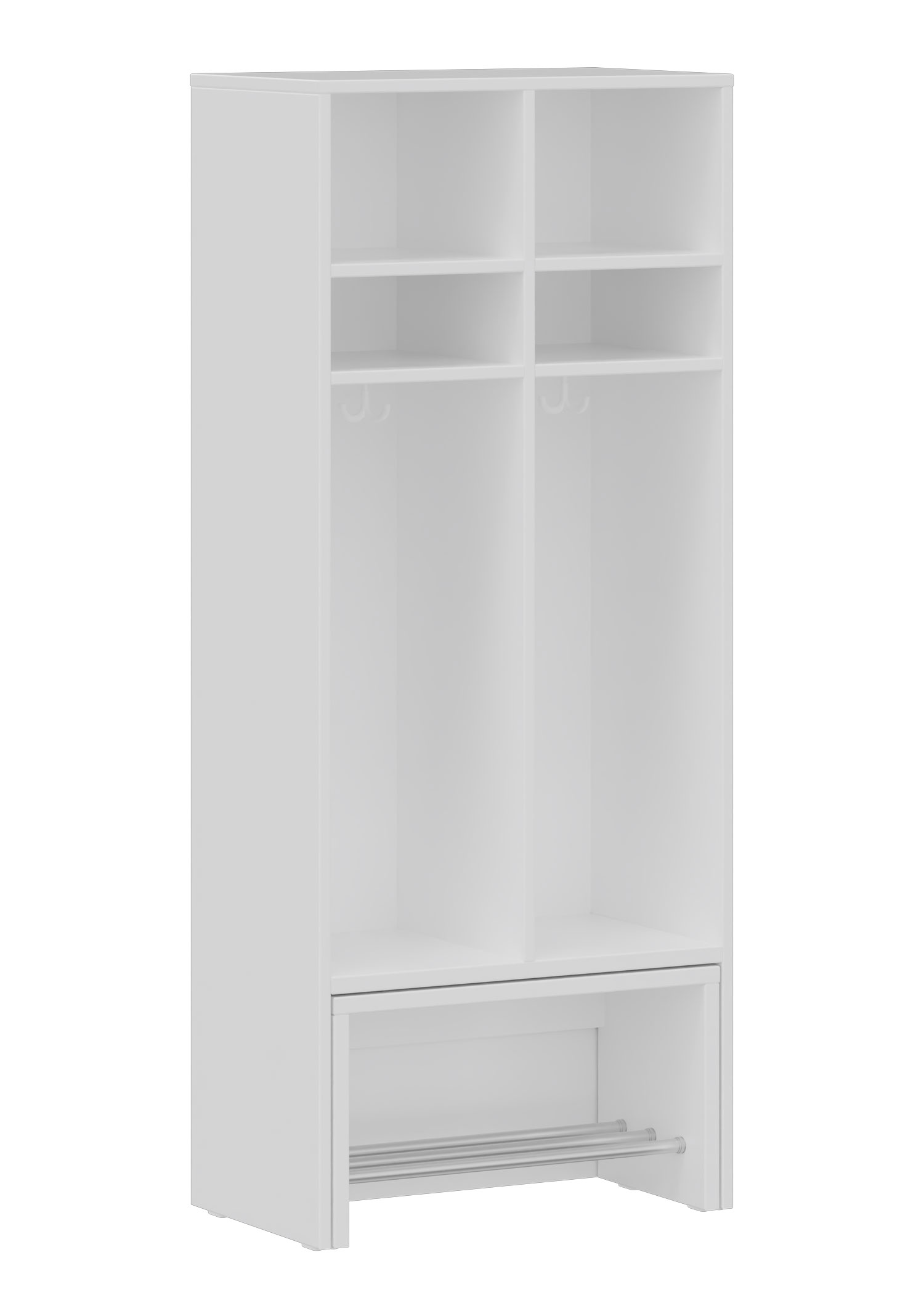 hej Garderobe mit Ausziehbank B mit 30,8 cm Fachbreite Größe 3, 2 Schrankfächer hej Garderobe mit Ausziehbank B mit 30,8 cm Fachbreite Größe 3, 2 Schrankfächer