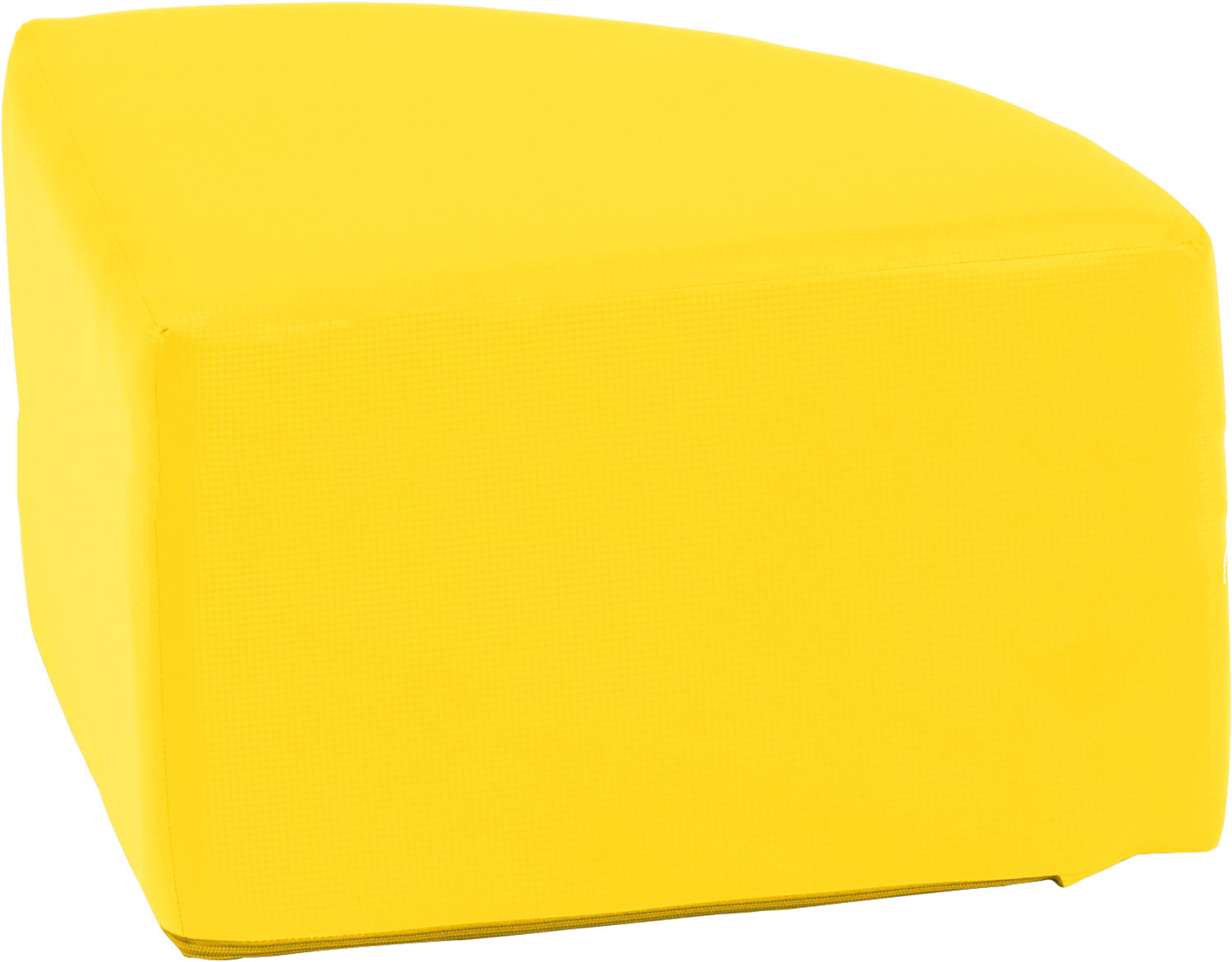 Hocker Viertelkreis gelb Hocker Viertelkreis gelb