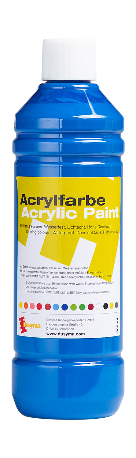 Acrylfarbe dunkelblau