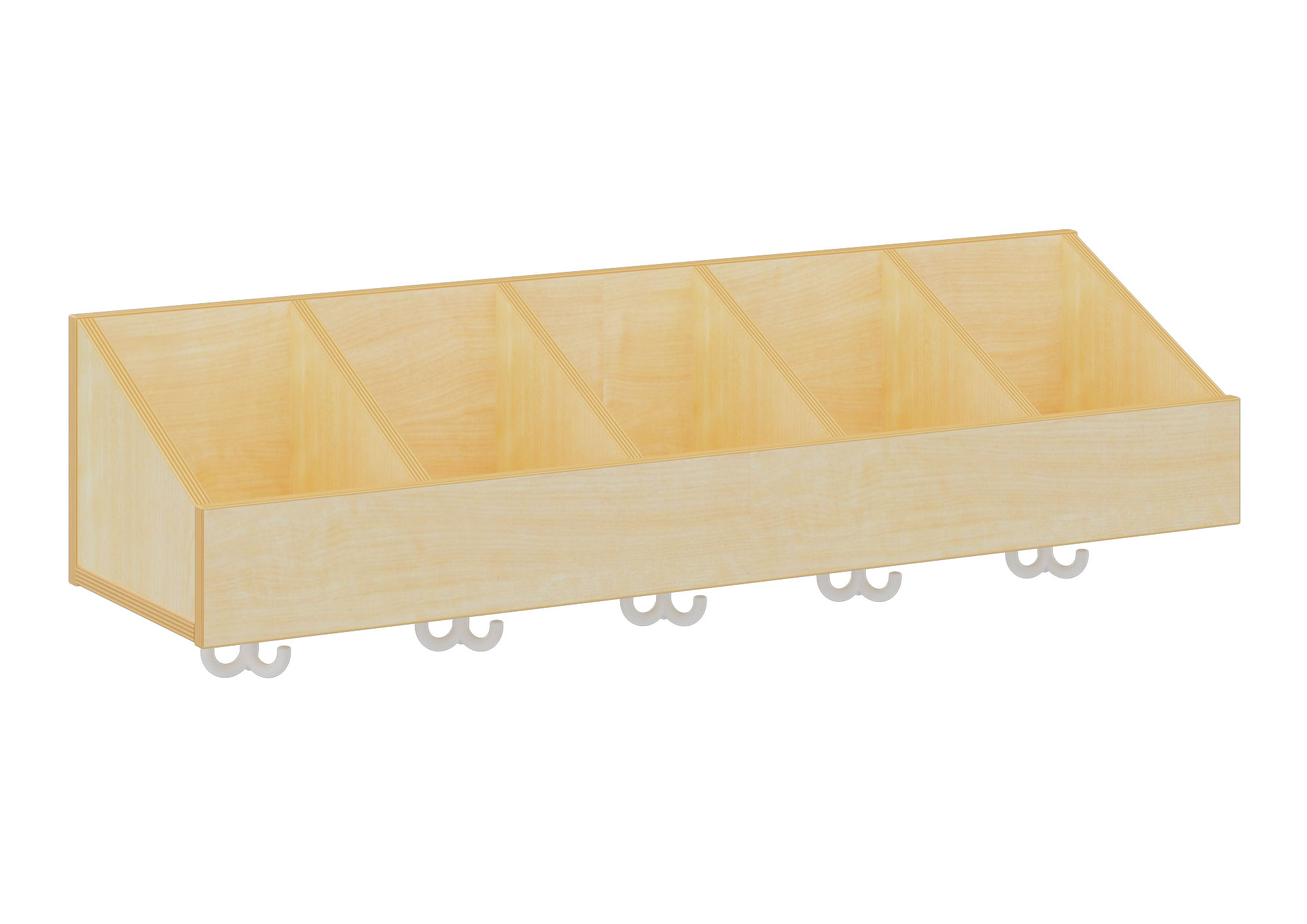 hej Hängegarderobe N mit 18,1 cm Fachbreite, 5 Fächer