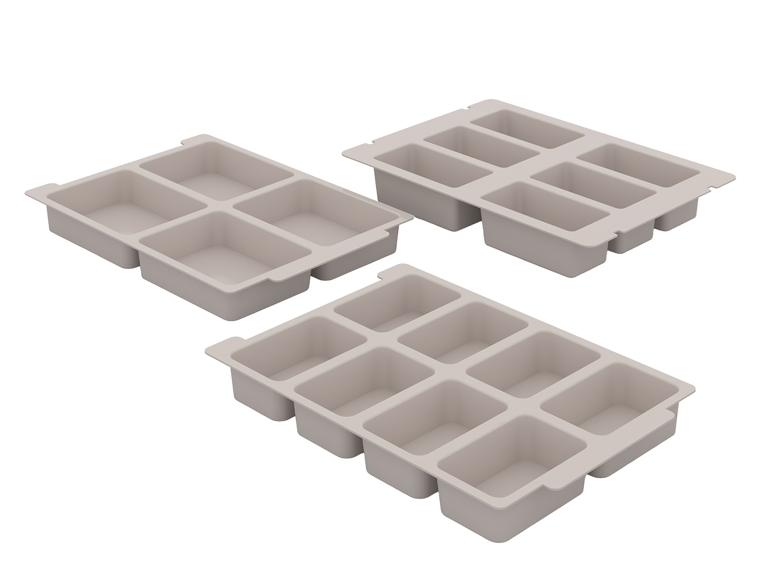 Sortierkasten für Kunststoffkästen mit 4 Fächern