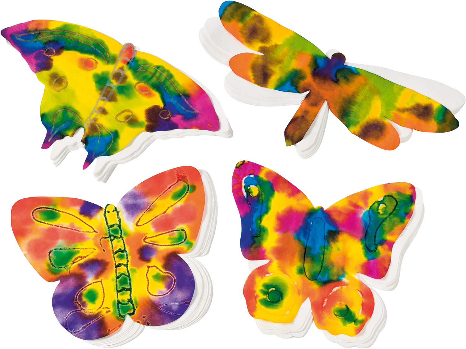 Aqua-Papier Schmetterlinge