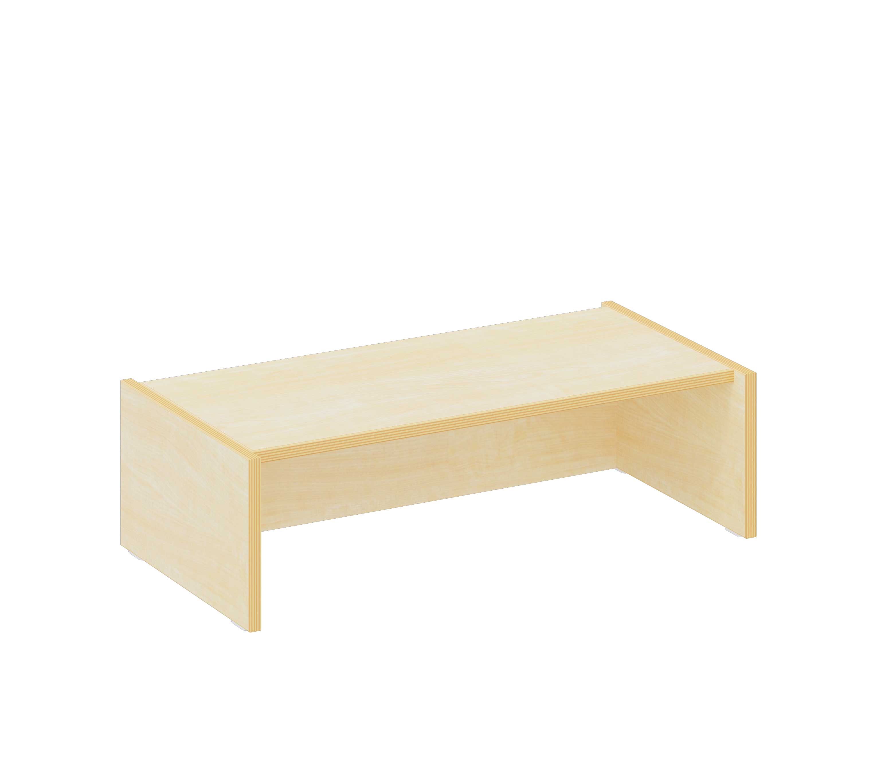 Sockel für Materialkästen Regale groß, Breite 80 cm