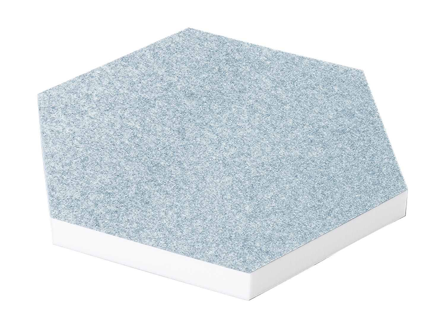 Sechseckabsorber blaugrau