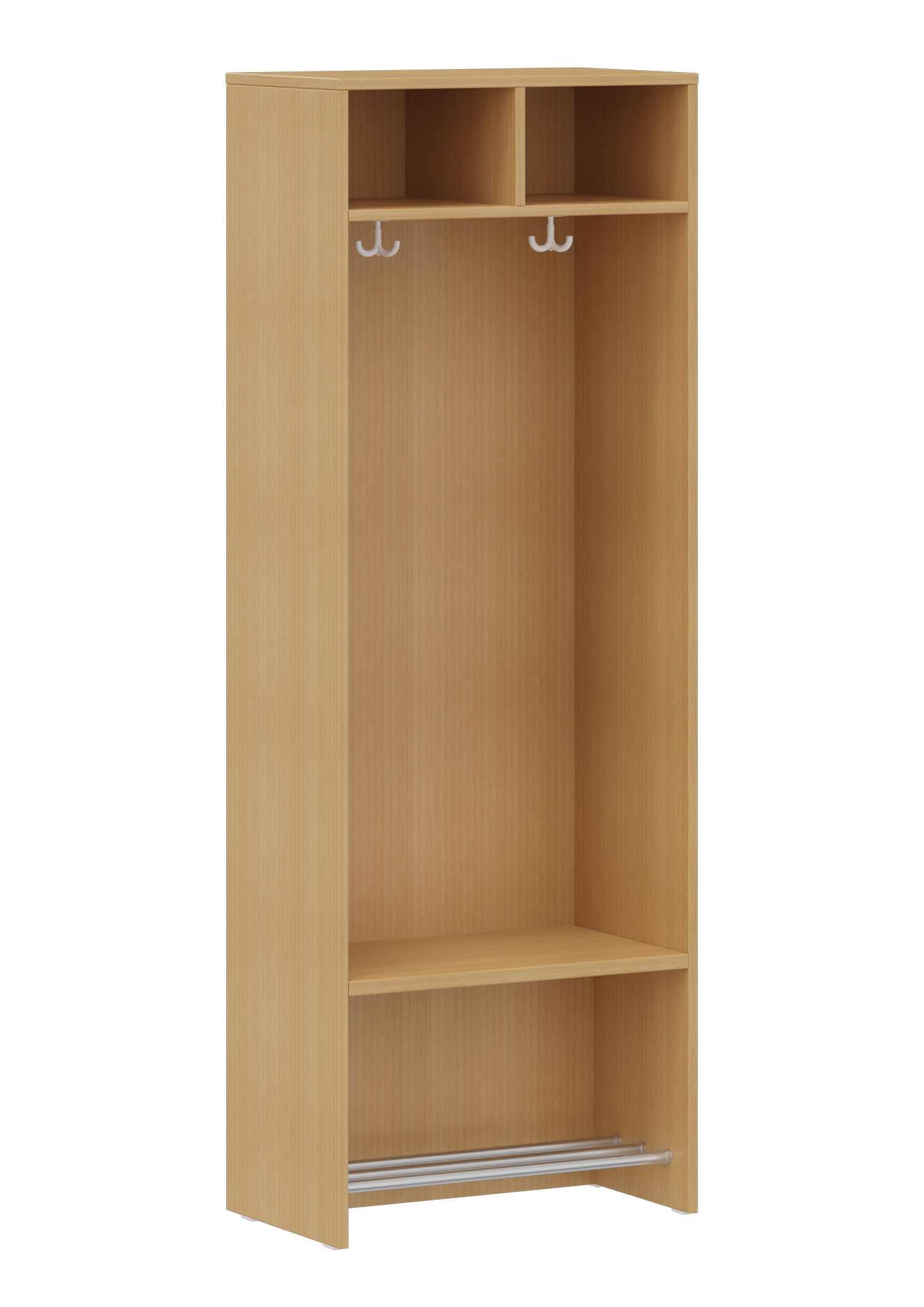 hej Regalgarderobe A mit 30,8 cm Fachbreite Größe 5, 2 Schrankfächer hej Regalgarderobe A mit 30,8 cm Fachbreite Größe 5, 2 Schrankfächer