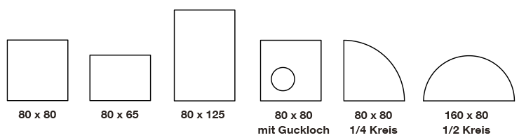 Traumhaus Grundformate