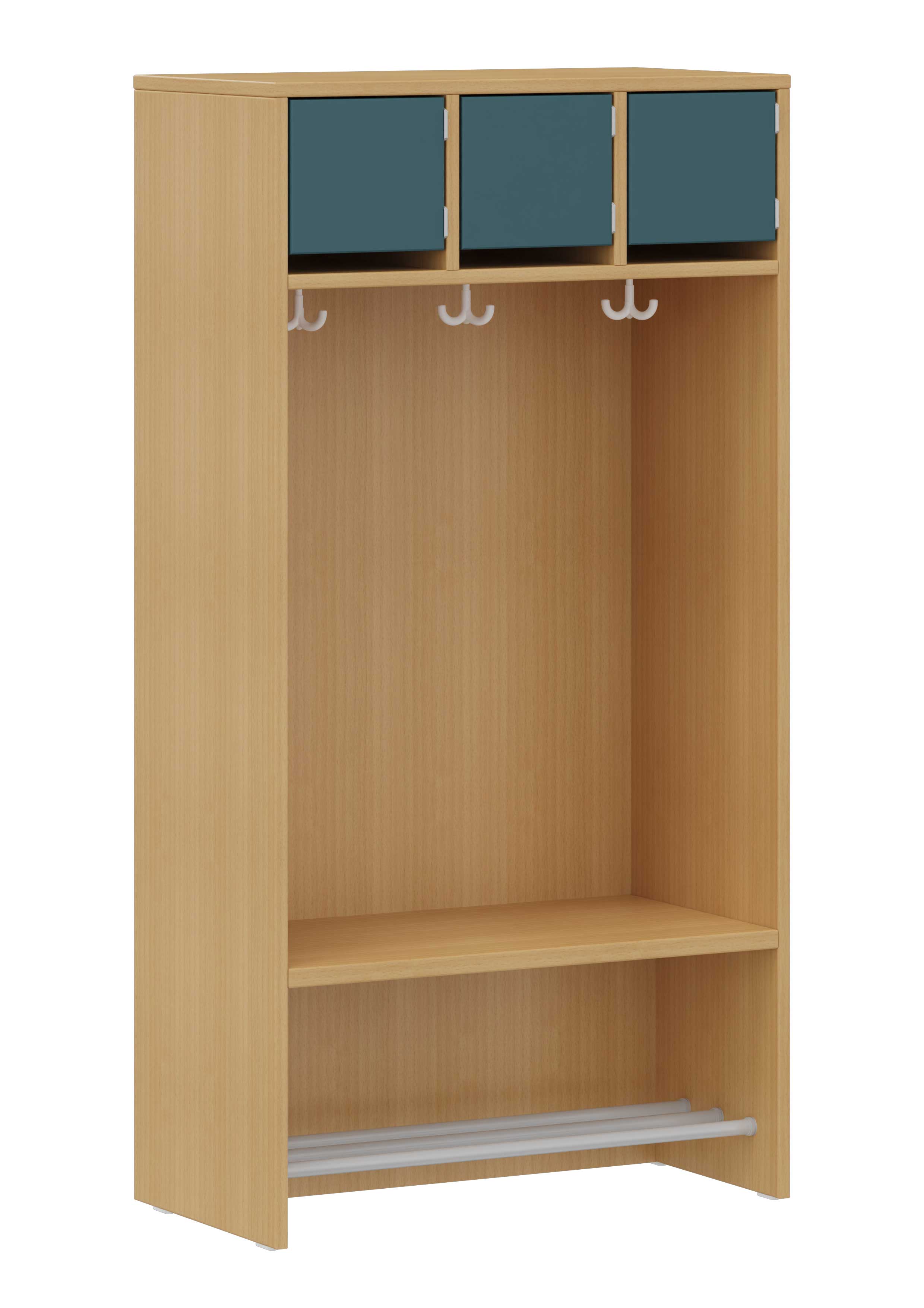 hej Regalgarderobe A mit 22,6 cm Fachbreite Größe 3, 3 Schrankfächer hej Regalgarderobe A mit 22,6 cm Fachbreite Größe 3, 3 Schrankfächer