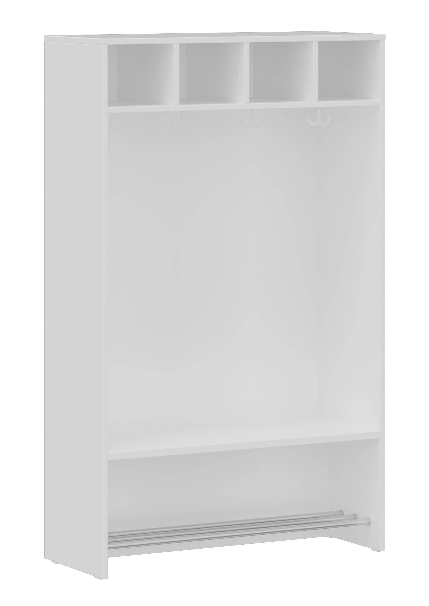 hej Regalgarderobe A mit 22,6 cm Fachbreite Größe 4, 4 Schrankfächer